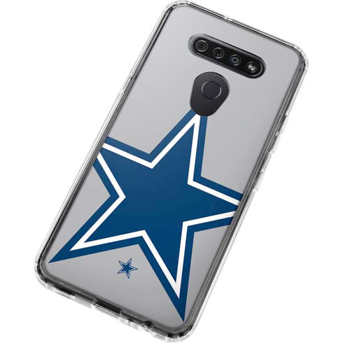 NFL Dallas Cowboys Retro Logo LG K51/Q51 Clear Case