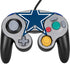NFL Dallas Cowboys Retro Logo Nintendo GameCube Controller Skin