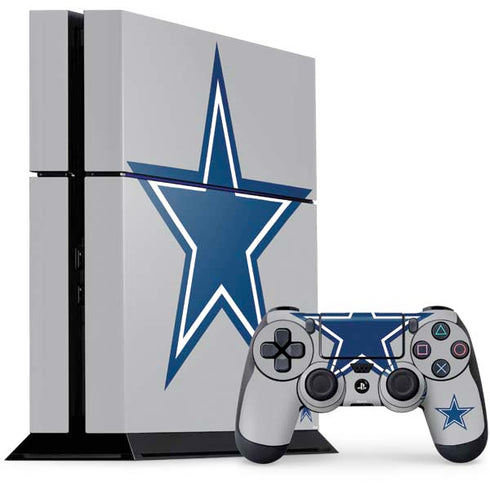 NFL Dallas Cowboys Retro Logo PS4 Console and Controller Bundle Skin