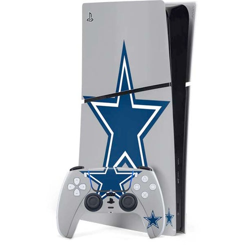 NFL Dallas Cowboys Retro Logo PS5 Slim Digital Edition Console Skin