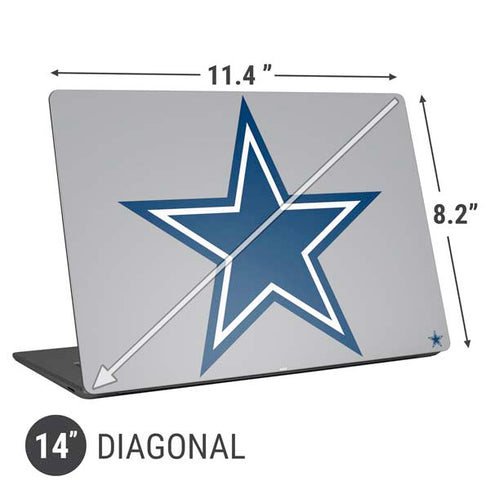 NFL Dallas Cowboys Retro Logo Universal Laptop 14in (11.4 x 8.2in) Skin