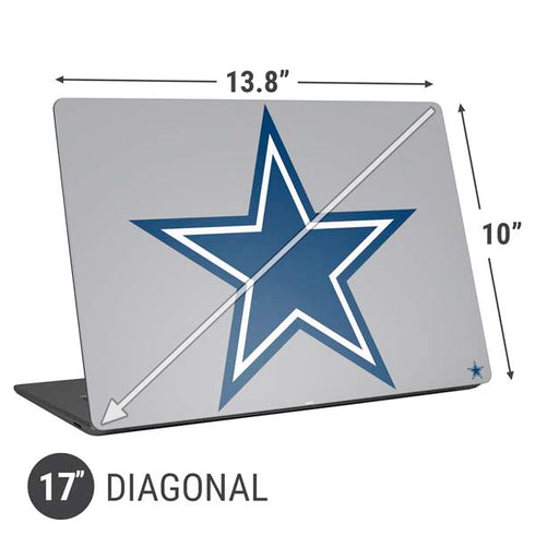 NFL Dallas Cowboys Retro Logo Universal Laptop 17in (13.8 x 10in) Skin