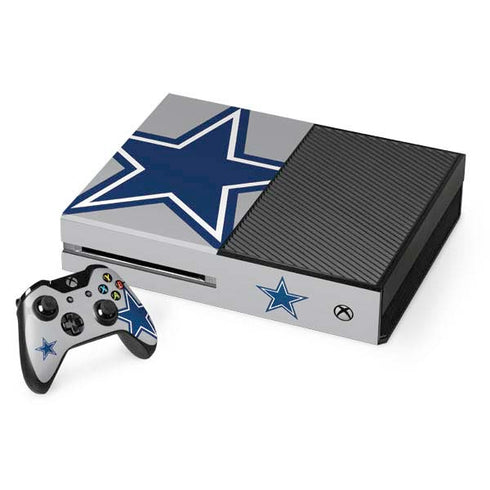 NFL Dallas Cowboys Retro Logo Xbox One Console and Controller Bundle Skin