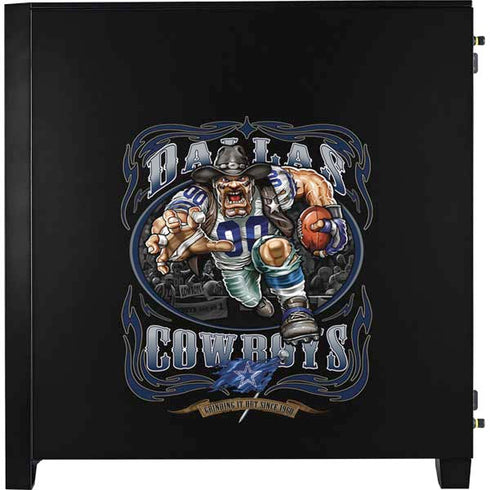 Liquid Blue NFL Dallas Cowboys Running Back Corsair 4000D Tempered Glass Mid-Tower ATX Case Skin