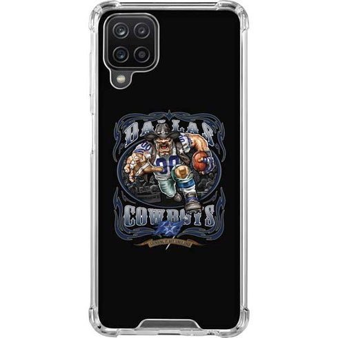 Liquid Blue NFL Dallas Cowboys Running Back Galaxy A12 Clear Case