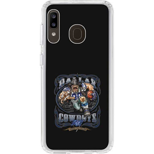 Liquid Blue NFL Dallas Cowboys Running Back Galaxy A20 Clear Case