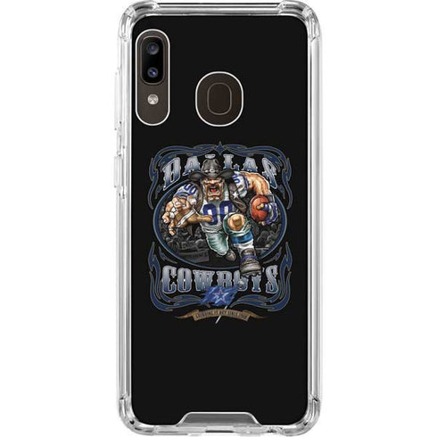 Liquid Blue NFL Dallas Cowboys Running Back Galaxy A30 Clear Case