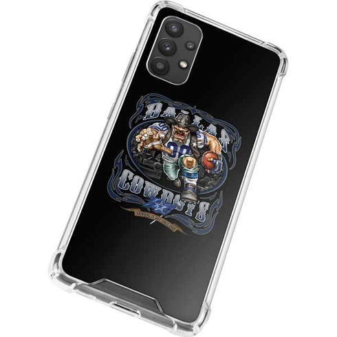 Liquid Blue NFL Dallas Cowboys Running Back Galaxy A32 5G Clear Case