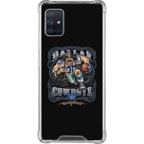 Liquid Blue NFL Dallas Cowboys Running Back Galaxy A51 5G Clear Case