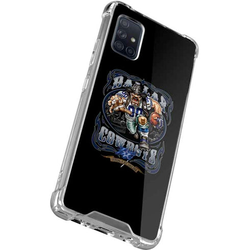 Liquid Blue NFL Dallas Cowboys Running Back Galaxy A51 5G Clear Case