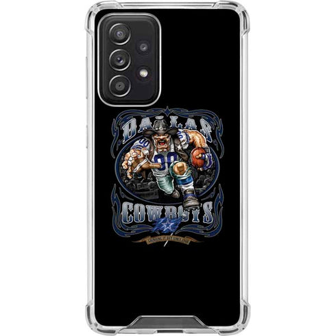 Liquid Blue NFL Dallas Cowboys Running Back Galaxy A52 5G Clear Case