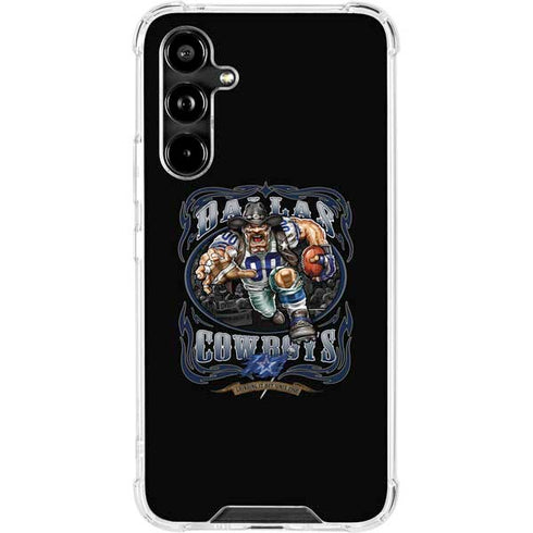 Liquid Blue NFL Dallas Cowboys Running Back Galaxy A54 5G Clear Case