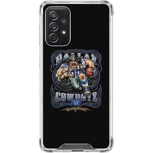 Liquid Blue NFL Dallas Cowboys Running Back Galaxy A72 5G Clear Case