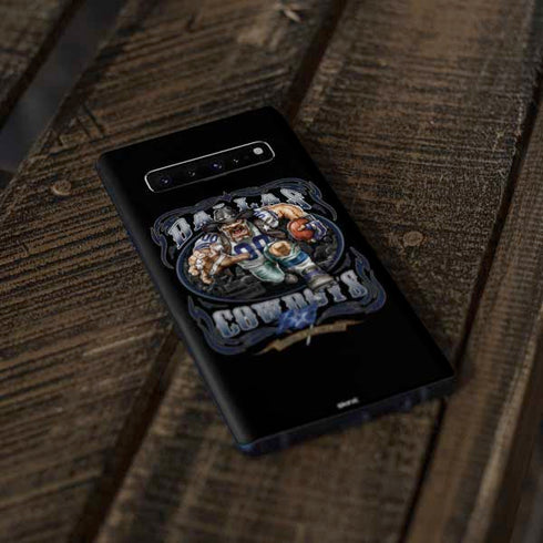 Liquid Blue NFL Dallas Cowboys Running Back Galaxy S10 Plus Skin