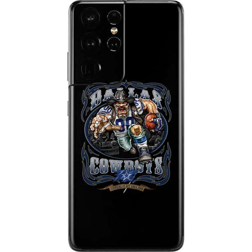 Liquid Blue NFL Dallas Cowboys Running Back Galaxy S21 Ultra 5G Skin