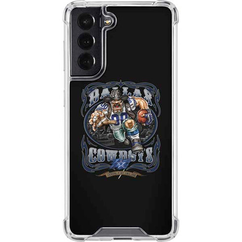 Liquid Blue NFL Dallas Cowboys Running Back Galaxy S22 Clear Case