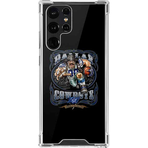 Liquid Blue NFL Dallas Cowboys Running Back Galaxy S22 Ultra Clear Case