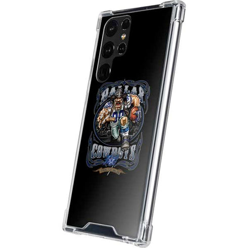 Liquid Blue NFL Dallas Cowboys Running Back Galaxy S22 Ultra Clear Case