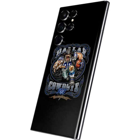 Liquid Blue NFL Dallas Cowboys Running Back Galaxy S22 Ultra Skin