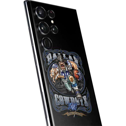 Liquid Blue NFL Dallas Cowboys Running Back Galaxy S22 Ultra Skin