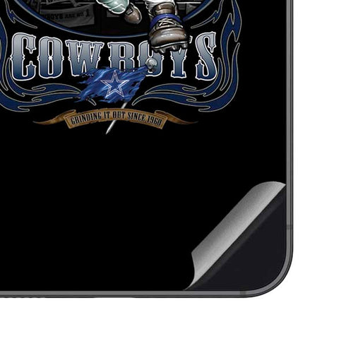 Liquid Blue NFL Dallas Cowboys Running Back Galaxy S23 FE Skin