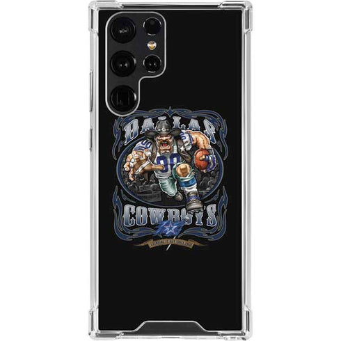 Liquid Blue NFL Dallas Cowboys Running Back Galaxy S24 Ultra Clear Case