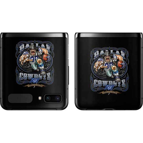 Liquid Blue NFL Dallas Cowboys Running Back Galaxy Z Flip Skin