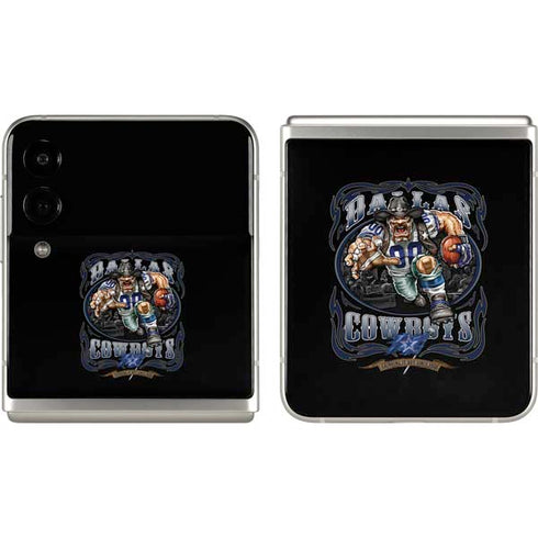 Liquid Blue NFL Dallas Cowboys Running Back Galaxy Z Flip3 5G Skin