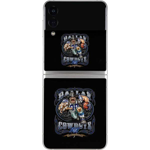Liquid Blue NFL Dallas Cowboys Running Back Galaxy Z Flip3 5G Skin