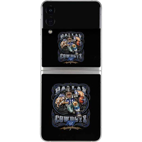 Liquid Blue NFL Dallas Cowboys Running Back Galaxy Z Flip4 5G Skin