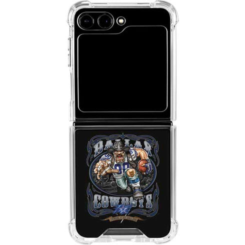 Liquid Blue NFL Dallas Cowboys Running Back Galaxy Z Flip5 5G Clear Case