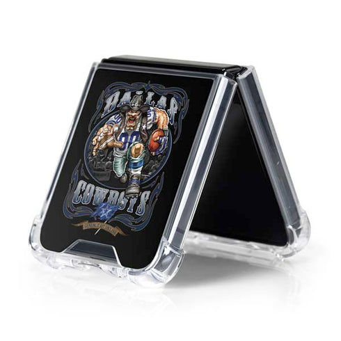 Liquid Blue NFL Dallas Cowboys Running Back Galaxy Z Flip5 5G Clear Case