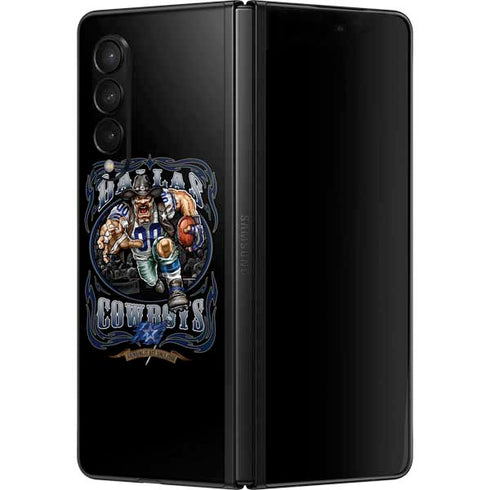 Liquid Blue NFL Dallas Cowboys Running Back Galaxy Z Fold3 5G Skin