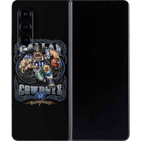Liquid Blue NFL Dallas Cowboys Running Back Galaxy Z Fold4 5G Skin