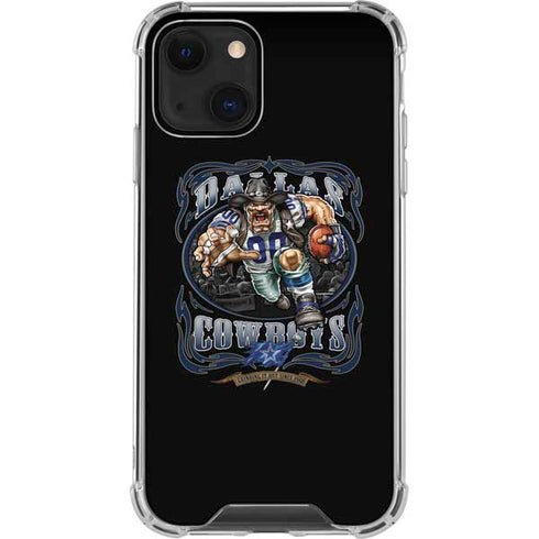 Liquid Blue NFL Dallas Cowboys Running Back iPhone 13 Mini Clear Case