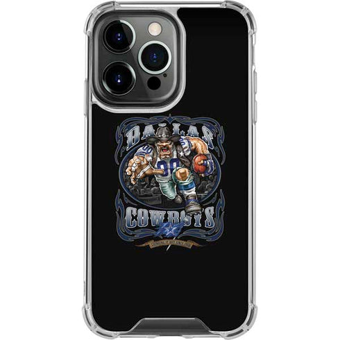 Liquid Blue NFL Dallas Cowboys Running Back iPhone 14 Pro Clear Case