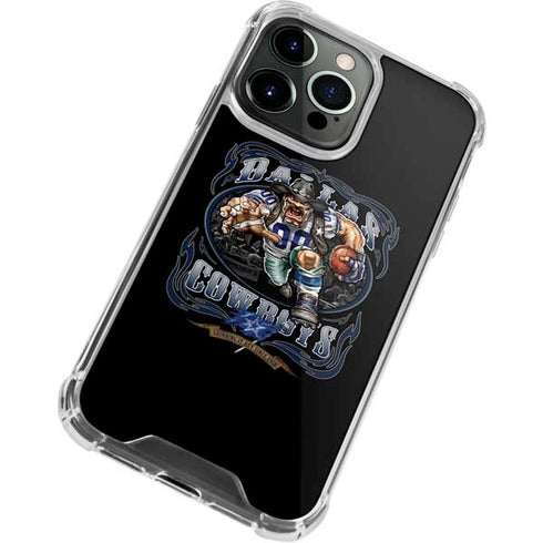 Liquid Blue NFL Dallas Cowboys Running Back iPhone 14 Pro Clear Case