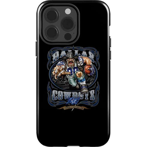 Liquid Blue NFL Dallas Cowboys Running Back iPhone 14 Pro Impact Case