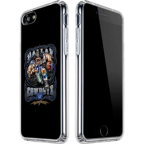 Liquid Blue NFL Dallas Cowboys Running Back iPhone SE (2nd & 3rd Gen) Clear Case