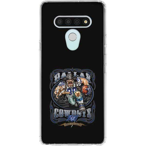 Liquid Blue NFL Dallas Cowboys Running Back LG Stylo 6 Clear Case