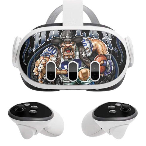 Liquid Blue NFL Dallas Cowboys Running Back Meta Quest 3 Skin