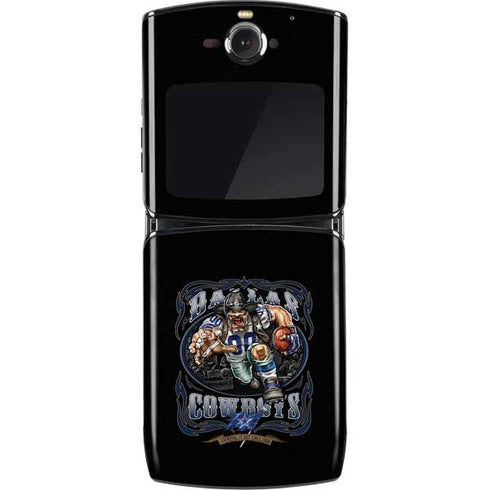 Liquid Blue NFL Dallas Cowboys Running Back Motorola RAZR Skin