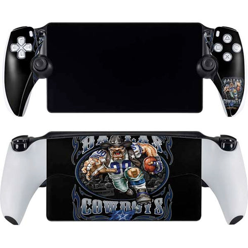 Liquid Blue NFL Dallas Cowboys Running Back PlayStation Portal Remote Player Skin