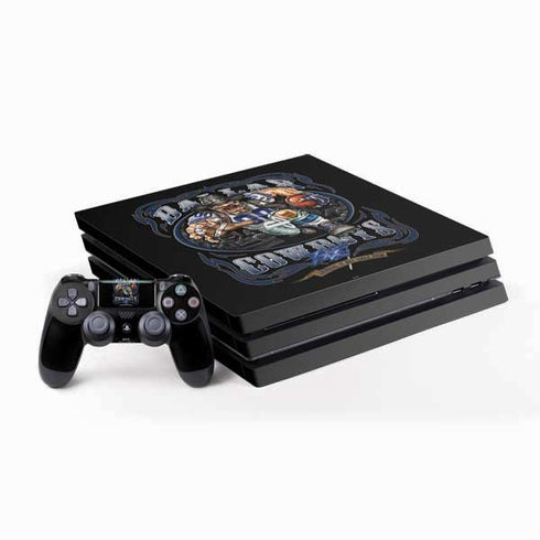 Liquid Blue NFL Dallas Cowboys Running Back PS4 Pro Bundle Skin