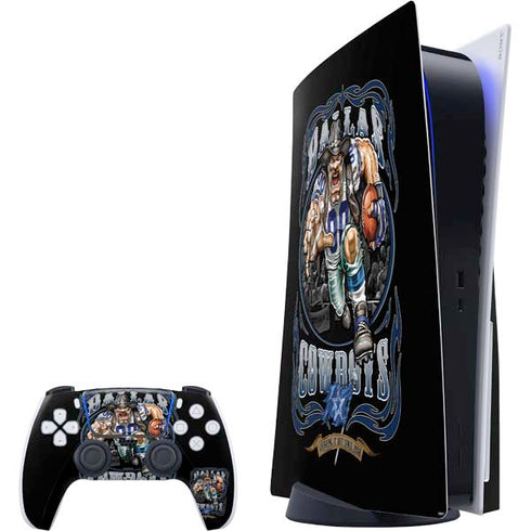 Liquid Blue NFL Dallas Cowboys Running Back PS5 Bundle Skin