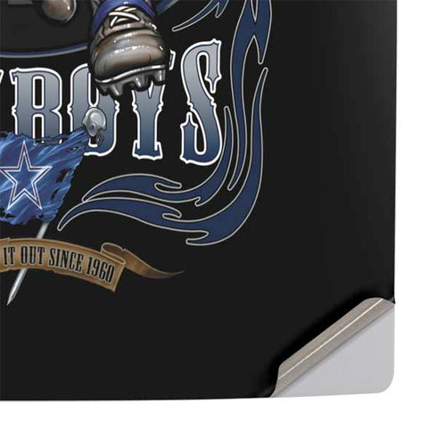 Liquid Blue NFL Dallas Cowboys Running Back PS5 Slim Disk Console Skin