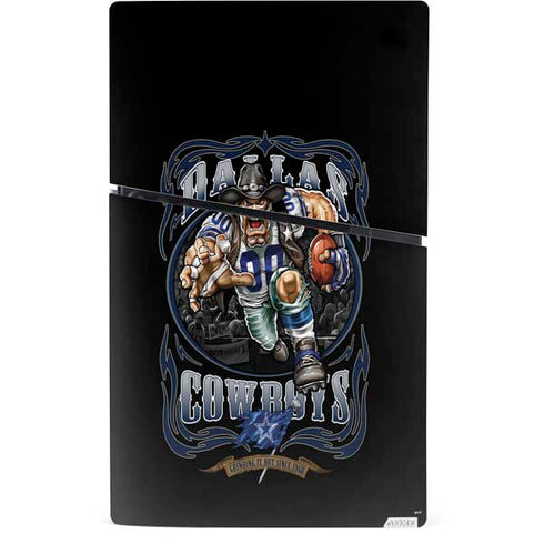 Liquid Blue NFL Dallas Cowboys Running Back PS5 Slim Digital Edition Console Skin