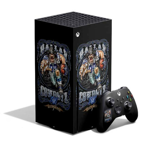 Liquid Blue NFL Dallas Cowboys Running Back Xbox Series X Bundle Skin