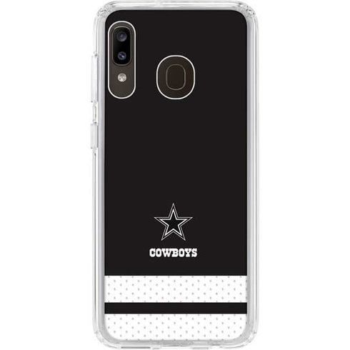 NFL Dallas Cowboys Shutout Galaxy A20 Clear Case