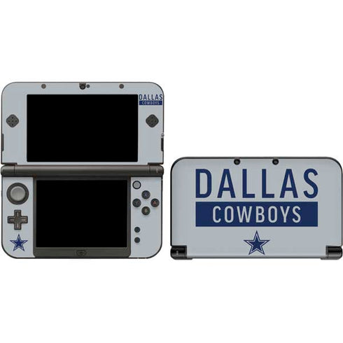NFL Dallas Cowboys Silver Performance Series 3DS XL 2015 Skin